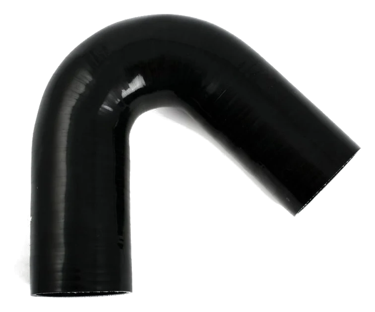 Wąż silikonowy czarny 135 stopni 3,75" (95mm)