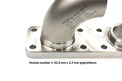 Flansza wydechowa kolektora nierdzewna CNC 3D 42.4mm FTWL BMW M50 / M52 / M54