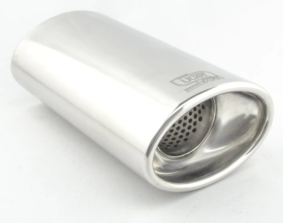 Uniwersalna końcówka tłumika owalna 120×80mm długość 200mm - N26