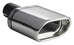 Uniwersalna końcówka tłumika owalna 145×75mm długość 140mm średnica montażowa 55mm - N1-21-1/55