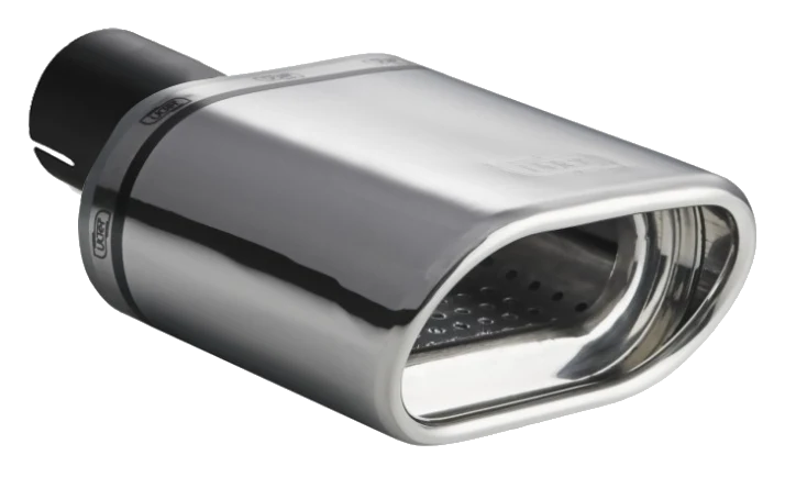 Uniwersalna końcówka tłumika owalna 145×75mm długość 140mm średnica montażowa 55mm - N1-21-1/55