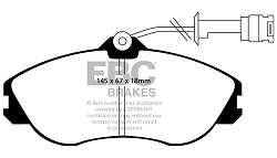 DP711 Klocki hamulcowe ULTIMAX2 EBC Brakes Audi 80 80 quattro 90 90 quattro 100 100 quattro 100 Avant quattro 200 200 Avant 200 quattro 200 quattro Avant Cabriolet Coupe Coupe quattro quattr