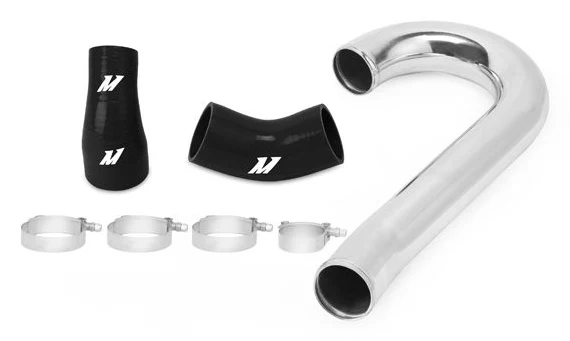 Dolne orurowanie intercoolera Mishimoto Mitsubishi Lancer Evolution VII/VIII/IX 2001-2007 Czarne silikony