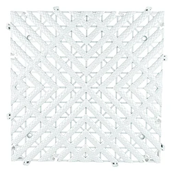 Podłoga modułowa panelowa FMIC.Pro do garażu warsztatu 40x40cm 30mm Biały