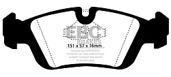DP914 Klocki hamulcowe ULTIMAX2 EBC Brakes BMW 3 Series E36 316 3 Series E36 318 3 Series E36 320 3 Series E36 323 3 Series E36 325 3 Series E36 328 3 Series E46 318 3 Series E46 320 Z3