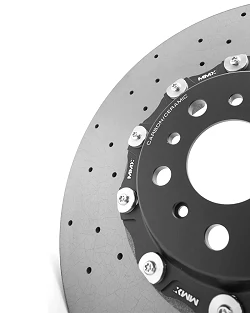 MMX 2 Piece 370mm x 24mm Carbon Ceramic Rear Discs Rotors for BMW G80 G81 G82 G83 G87 M2 2023+ M3 M4 2021+