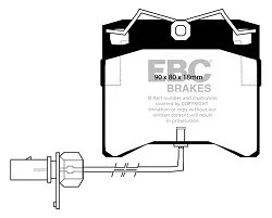 DP1429 Klocki hamulcowe ULTIMAX2 EBC Brakes Volkswagen Caravelle Volkswagen COMMERCIAL Transporter Kombi/Camper T4