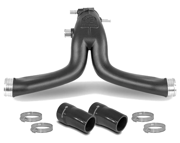 Y-charge pipe kit Wagner Tuning for Porsche 991.1 Turbo (S) stock intercooler - WT-001100006-KIT.991.1.OEM