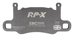 DP82207RPX Sportowe klocki hamulcowe RP-X Racing EBC Brakes Porsche 911 991 Cayman 981 Cayman 718 Porsche 911 991 911 991/2 911 991 GT3 911 991/2 GT3 911 991/2 GT3 RS Cayman 981 GT4 Cayman 7