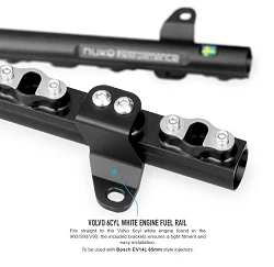 Nuke Performance Fuel Rail for Volvo 6cyl White Engine 960/S90/V90