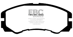 DP973 Klocki hamulcowe ULTIMAX2 EBC Brakes Isuzu MU Trooper V Cross Opel Frontera Monterey VAUXHALL Frontera Monterey Holden Australia and New Zealand Rodeo R9