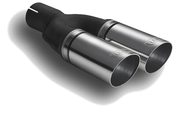 Uniwersalna końcówka tłumika okrągła 60mm długość 220mm średnica montażowa 50mm - N2-05*/50