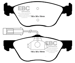DP41061R Klocki hamulcowe YELLOWSTUFF EBC Brakes Alfa Romeo 145 146 147 155 156 166 GTV Spider Fiat Bravo Coupe Marea Marea Weekend Multipla Punto Lancia Dedra Delta Kappa Lybra Delta LS