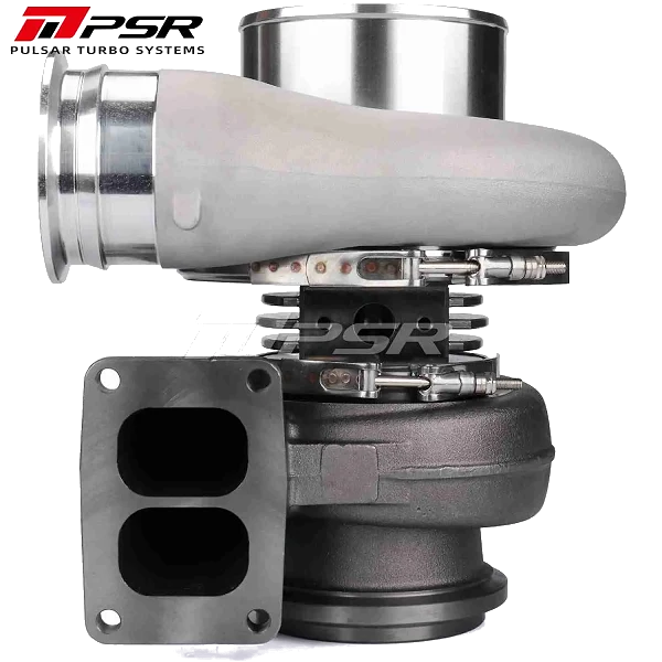 Turbosprężarka Pulsar PSR 485DG 1.32 T6 Divided wlot 3/4" Marmon wylot Łożyska kulkowe