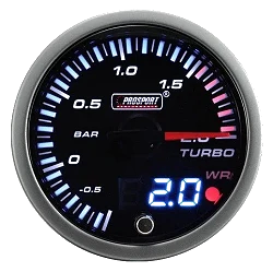 RTMG Performance 52mm JDM Series Electrical Boost Gauge