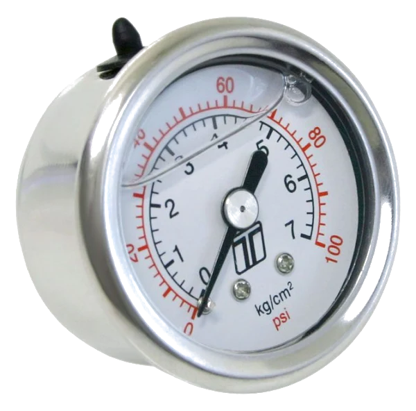 Wskaźnik regulatora ciśnienia paliwa Turbosmart TS-0402-2023 FPR 0-100psi Liquid Fill