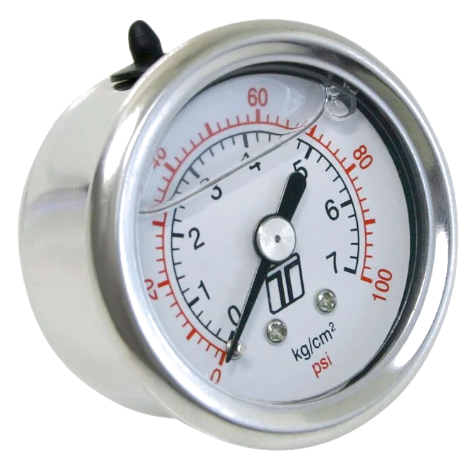 Wskaźnik regulatora ciśnienia paliwa Turbosmart TS-0402-2023 FPR 0-100psi Liquid Fill