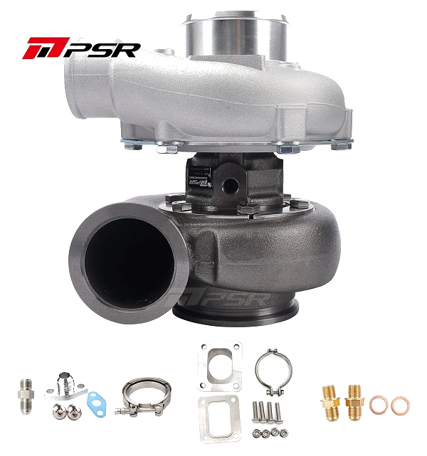 Turbosprężarka Pulsar PSR 3576 Gen2 1.01 Adapter T4 wlot 3" V-Band wylot Łożyska kulkowe