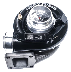 Turbocharger TurboSystems HTX3057B5 air outlet 90 degrees