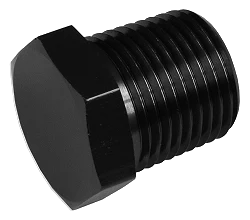 Adapter 1 NPT korek zaślepka Czarny