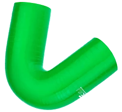 Kolanko silikonowe 135' 41mm Zielony