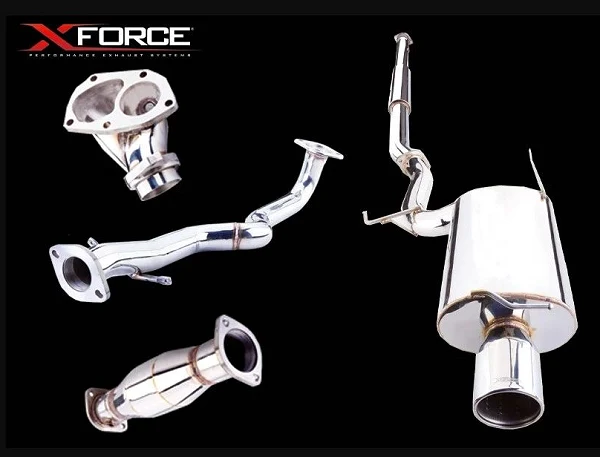 Układ wydechowy XForce Mitsubishi Lancer 2001-2007 EVO 7 8 9 stal nierdzewna