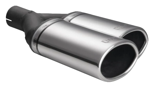 Uniwersalna końcówka tłumika owalna 220×80mm długość 220mm średnica montażowa 60mm - N2-54P*/60