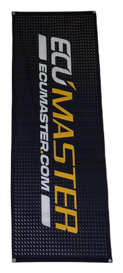 Flaga 70cm x 200cm czarna Ecumaster