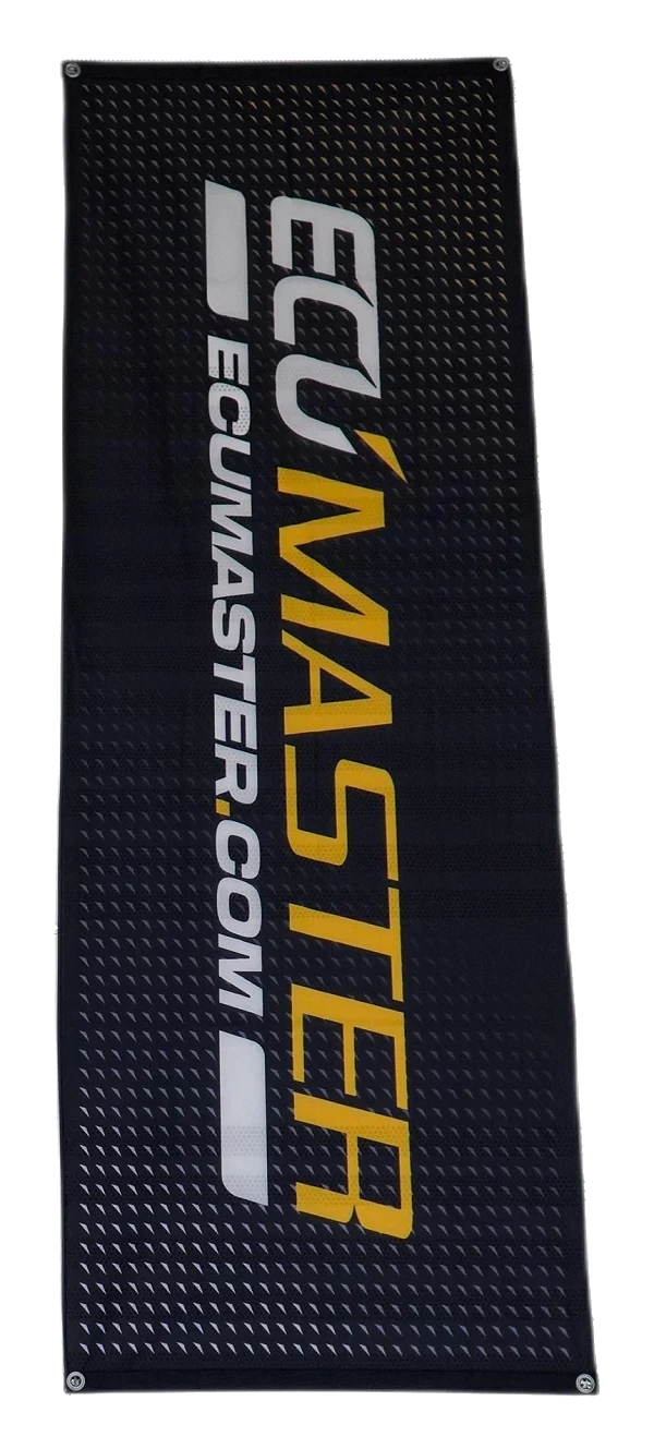Flaga 70cm x 200cm czarna Ecumaster