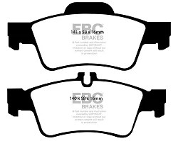 DP1491 Klocki hamulcowe ULTIMAX2 EBC Brakes Mercedes-Benz CLS C219 CLS280 CLS C219 CLS300 CLS C219 CLS350 CLS C219 CLS500 CLS C219 CLS320 TD CLS C219 CLS350 TD CLClass C215 CL500 EClass T211