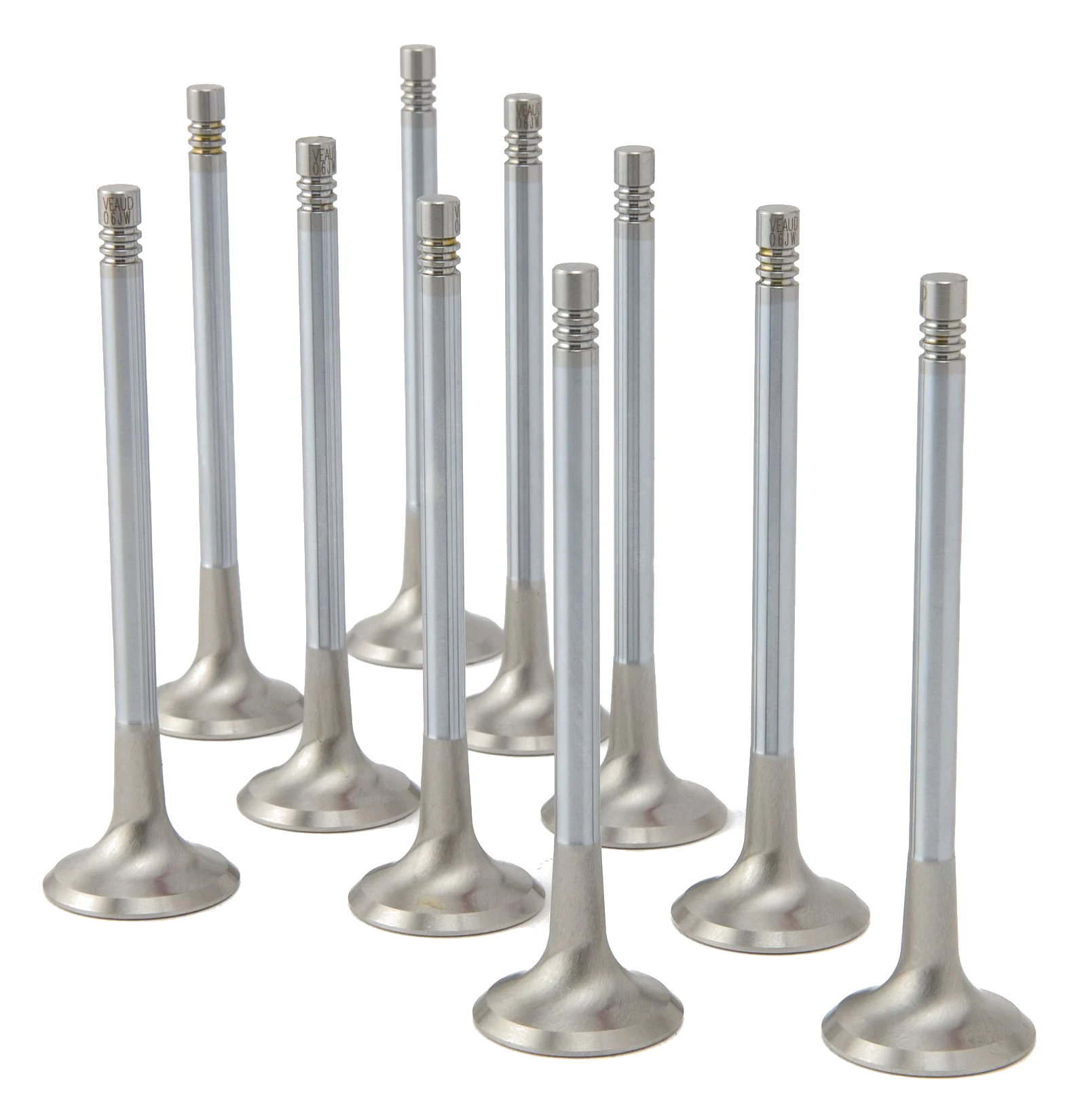 ZRP +1,0mm Zestaw Zaworów Wydechowych Zawory Wydechowe Inconel do Audi VW Volkswagen 2.5L TFSI TT-RS RS3 EA855