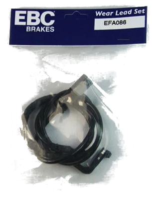 EFA086 Czujnik zużycia klocków hamulcowych EBC Brakes BMW X5 E70 X5 M E70 X5 F15 X6 E71 X6 M E71 BMW X5 X6