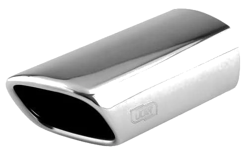 Uniwersalna końcówka tłumika prostokątna 105×80mm długość 200mm - N33P