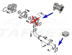 Zamiennik zaworu EGR VW Seat Skoda Audi z silnikami 1.4 TDI BNM BMS BNV AMF ATL - F_EGR_19/ZU