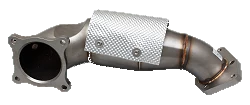 Downpipe z katalizatorem XForce 100CPSI Honda Civic 2017- Type R FK8