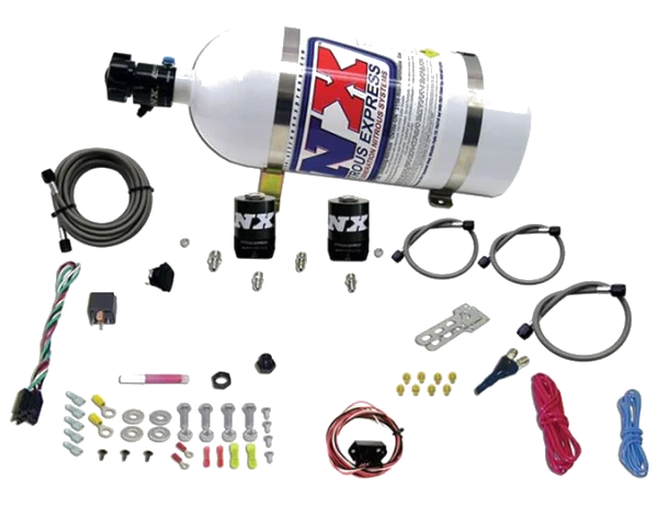 Drive-By-Wire Single Nozzle System with 10Lb Bottle for GM Vehicles (35-150Hp) Nitrous Express NX 20930-10