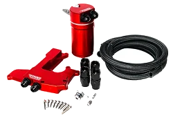 Oil Catch Can Kit Large RTMG Performance for 1.8 / 2.0 TSI - Purple 17mm