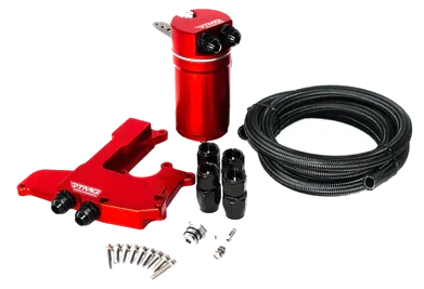 Oil Catch Can Kit Large RTMG Performance for 1.8 / 2.0 TSI - Purple AN10
