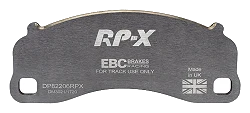 DP82206RPX Sportowe klocki hamulcowe RP-X Racing EBC Brakes Porsche 911 991 Cayman 981 Porsche 911 991 911 991/2 Boxster 718 Cayman 718 911 991 GT3 911 991/2 Carrera S 911 991/2 Carrera 4S 9