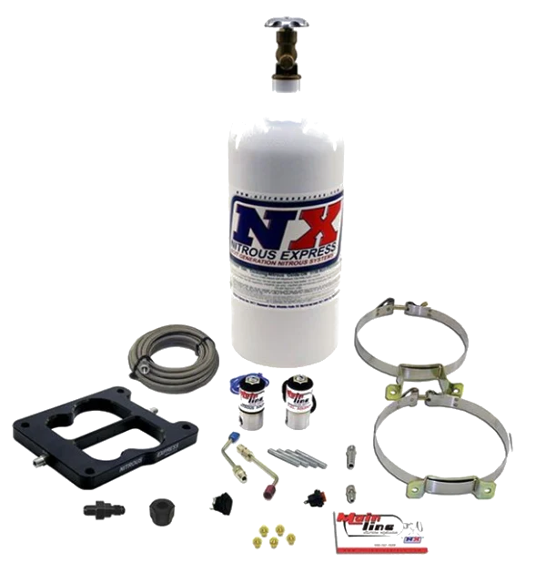 Mainline Q-Jet / Spreadbore Carbureted System with 10Lb Bottle Nitrous Express NX ML1002
