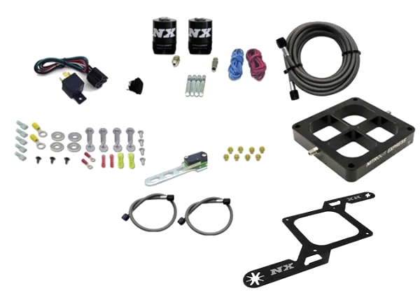 4500 Billet Crossbar Plate System Single Stage 100-500Hp without Bottle Nitrous Express NX 63570-00