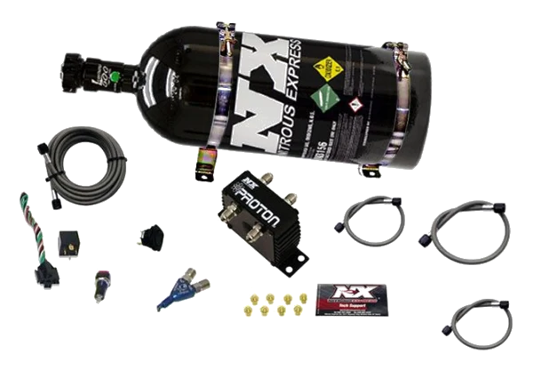 Proton zestaw nitro czarna butla 4.5kg 10lb Nitrous Express NX 20420-10B