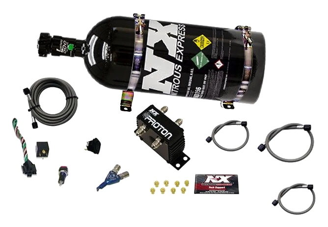 Proton zestaw nitro czarna butla 4.5kg 10lb Nitrous Express NX 20420-10B
