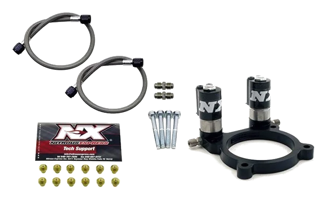 Nitrous Plate Conversion with Integrated Solenoids for Ford 3.5 / 3.7 Nitrous Express NX NX952
