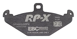 DP8885/2RPX Sportowe klocki hamulcowe RP-X Racing EBC Brakes Lotus 340R Elise Series 1 Elise Series 2 Elise Series 3 Europa Exige Series 1 Exige Series 2 Opel Speedster STRATHCARRON Tesla Ro