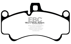 DP81516.18SR11 Sportowe klocki hamulcowe Sintered SR11™ EBC Brakes Porsche 911 996 GT2 911 996 GT3 911 997 GT3 911 997 Turbo 911 997 Turbo S - DP81516.18SR11