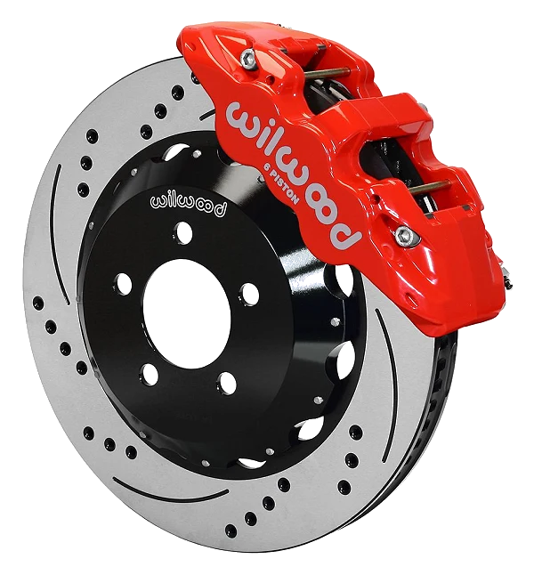Wilwood 140-14067-DR AERO6 Big Brake Kit Przedni Zestaw Hamulcowy 14.25" Wiercony Dodge Chrysler