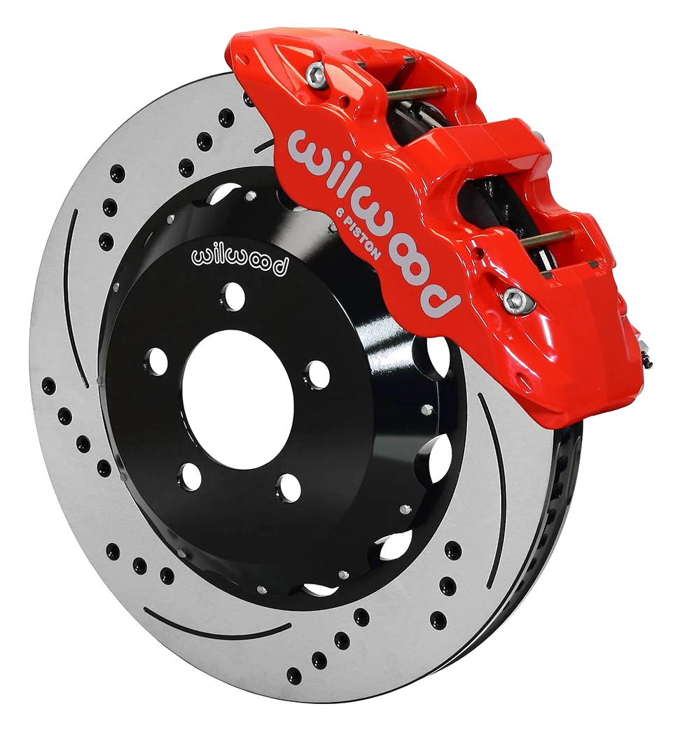 Wilwood 140-14067-DR AERO6 Big Brake Kit Przedni Zestaw Hamulcowy 14.25" Wiercony Dodge Chrysler