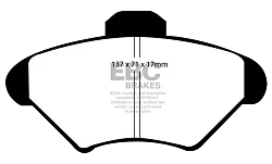 DP1143 Klocki hamulcowe ULTIMAX2 EBC Brakes Ford Mustang 4th Generation Thunderbird
