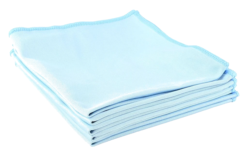 5x Ścierka ściereczka z mikrofibry do szyb luster i lusterek 40x40 cm 300g/m2